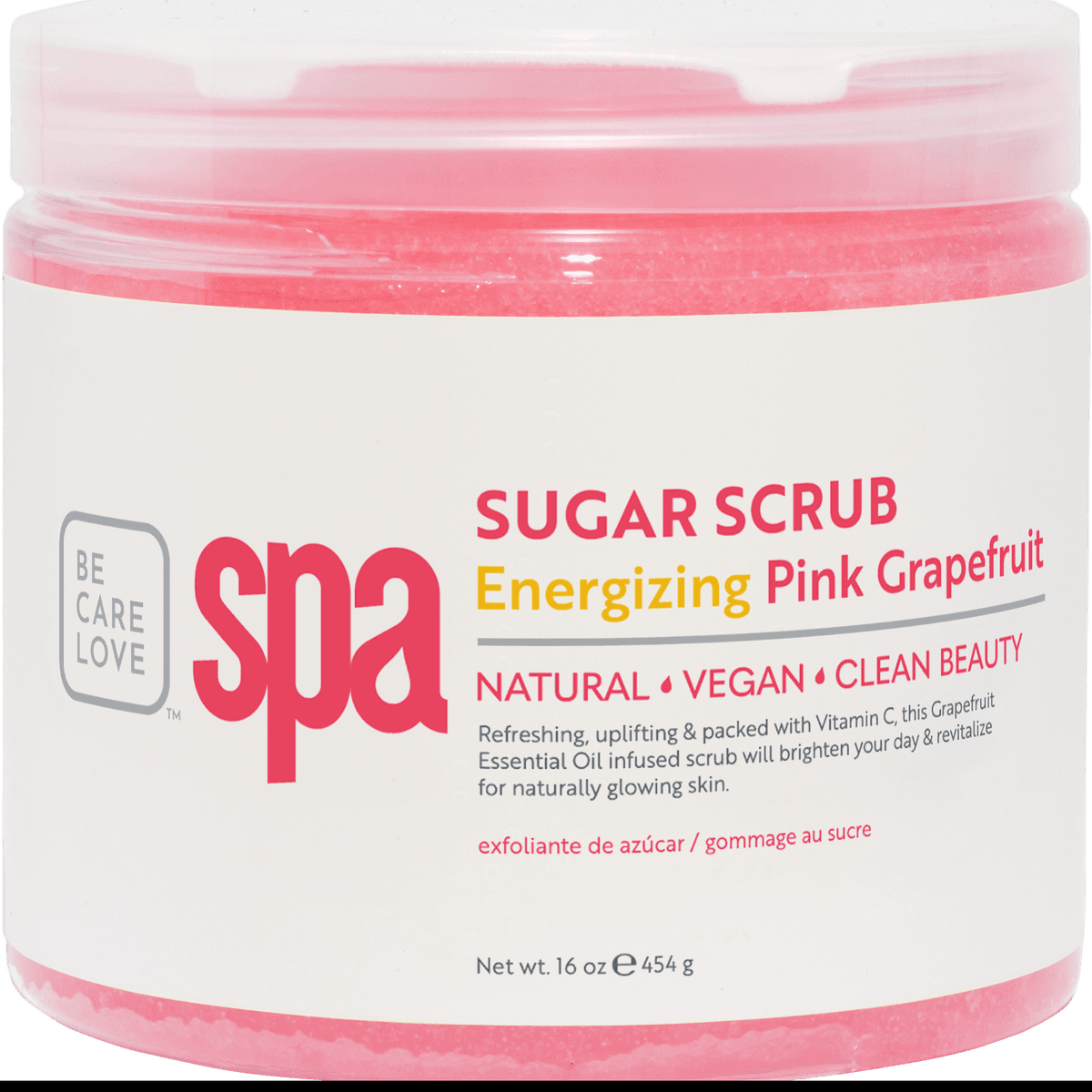 Dead Sea Salt soak energizing pink grapefruit