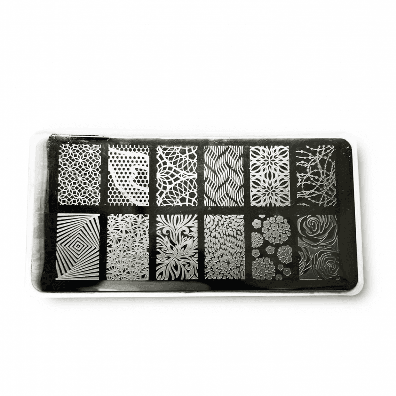 Stamping Plate - Flower Nature