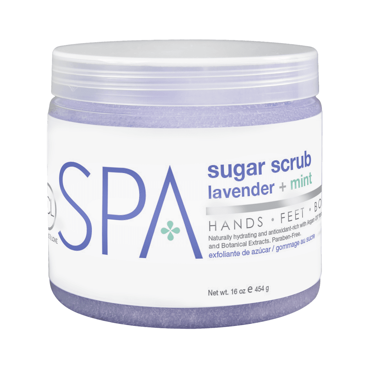 Sugar scrub lavender + mint